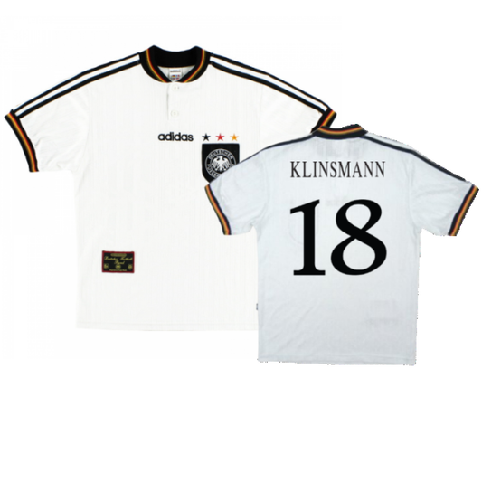 Germany 1996-98 Home Shirt (XL) (Very Good) (Klinsmann 18)_0