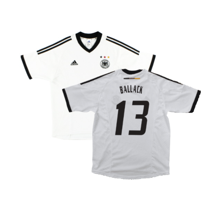 Germany 2002-04 Home Shirt (XLB) (Excellent) (BALLACK 13)