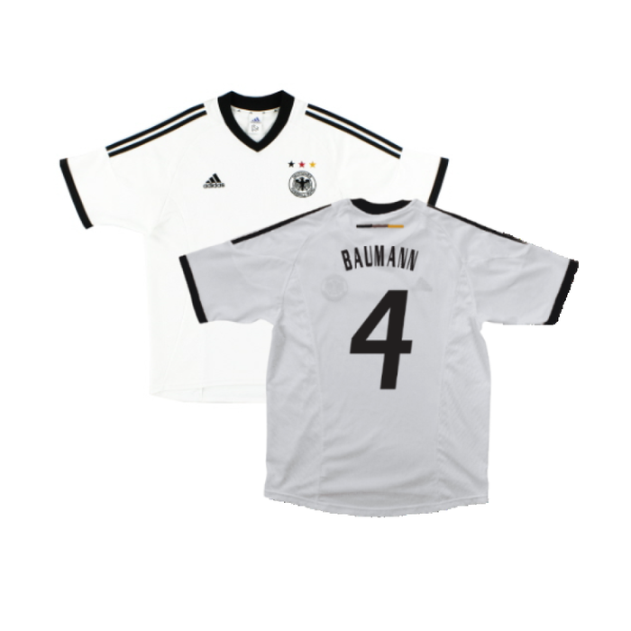 Germany 2002-04 Home Shirt (XLB) (Excellent) (BAUMANN 4)