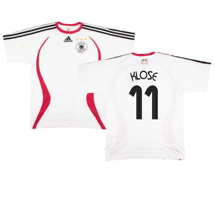 Germany 2006-07 Adidas Training Shirt (M) (Klose 11) (Very Good)