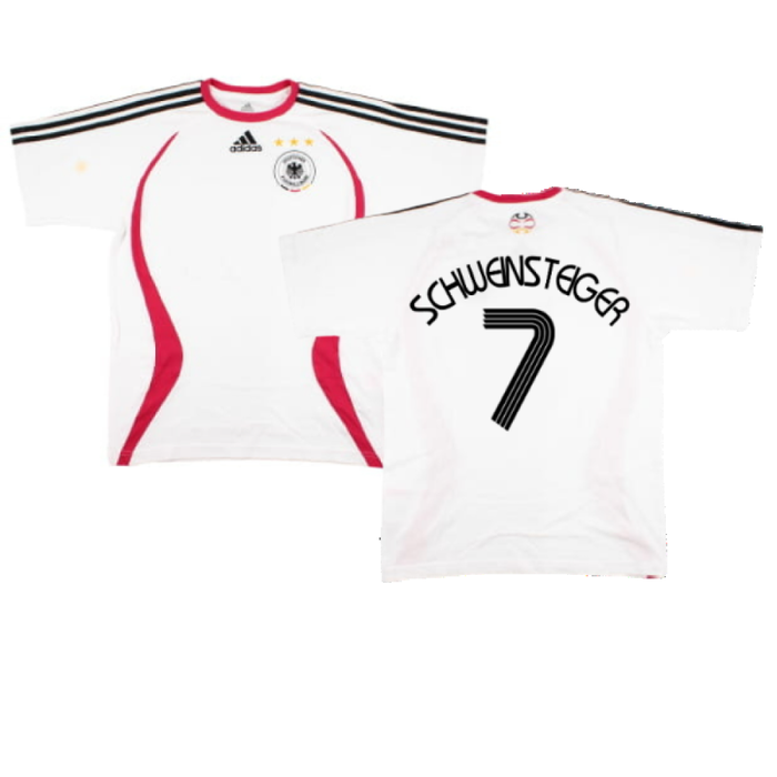 Germany 2006-07 Adidas Training Shirt (M) (Schweinsteiger 7) (Very Good)