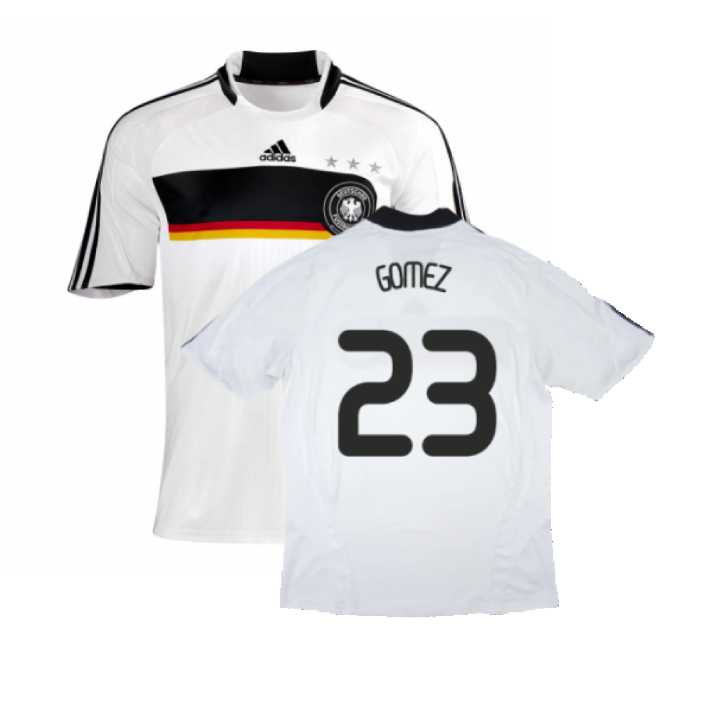 Germany 2008-10 Home Shirt (L) (Very Good) (GOMEZ 23)_0