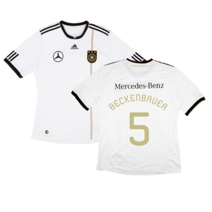 Germany 2010-11 Home Shirt with Mercedes Sponsor (L) (BECKENBAUER 5) (Very Good)_0