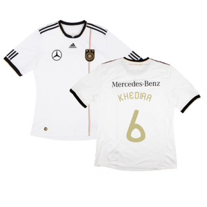 Germany 2010-11 Home Shirt with Mercedes Sponsor (L) (KHEDIRA 6) (Very Good)_0