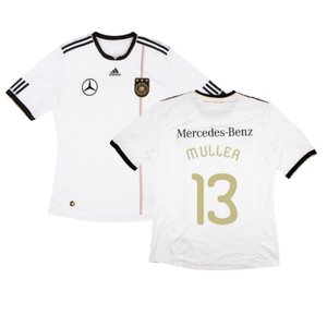 Germany 2010-11 Home Shirt with Mercedes Sponsor (L) (MULLER 13) (Very Good)_0