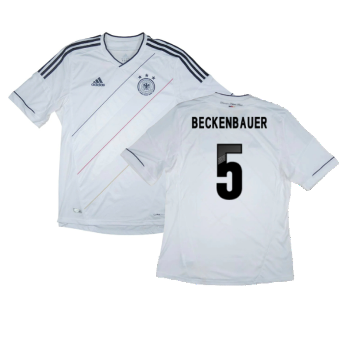 Germany 2012-13 Home Shirt (M) (Excellent) (BECKENBAUER 5)