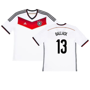 Germany 2014-15 Home Shirt (S) (Good) (Ballack 13)_0