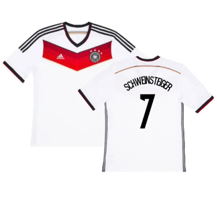 Germany 2014-15 Home Shirt (L) (Good) (Schweinsteiger 7)