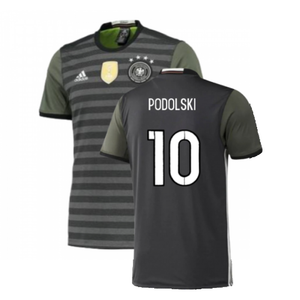 Germany 2015-16 Away Shirt (M) (Excellent) (Podolski 10)_0