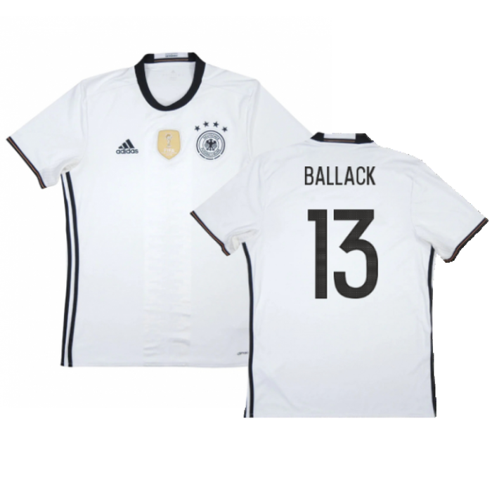 Germany 2015-16 Home Shirt (L) (Very Good) (Ballack 13)