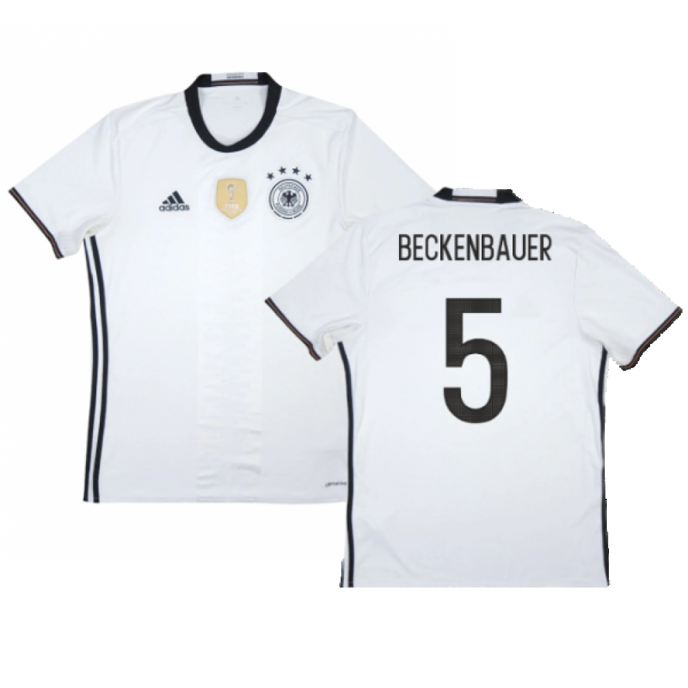 Germany 2015-16 Home Shirt (M) (Fair) (Beckenbauer 5)_0