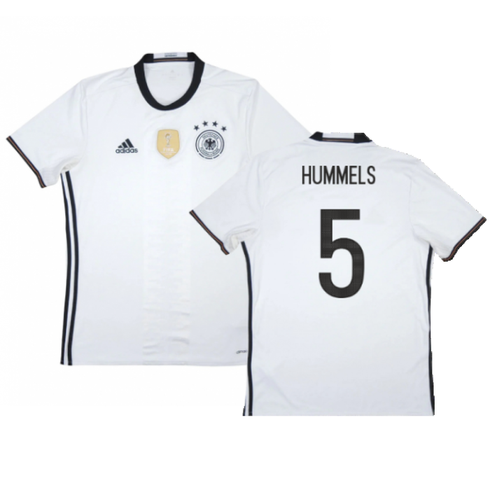 Germany 2015-16 Home Shirt (L) (Very Good) (Hummels 5)