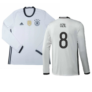 Germany 2016-17 Long Sleeve Home Shirt (Very Good) (Ozil 8)_0