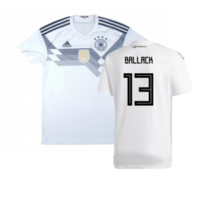 Germany 2018-19 Home Shirt (L) (Very Good) (Ballack 13)_0