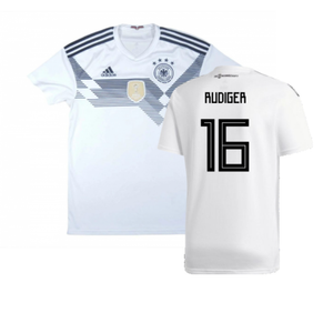 Germany 2018-19 Home Shirt (L) (Fair) (Rudiger 16)_0