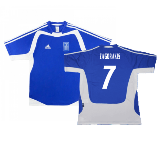 Greece 2004-06 Home Shirt (XL) (Excellent) (Zagorakis 7)_0