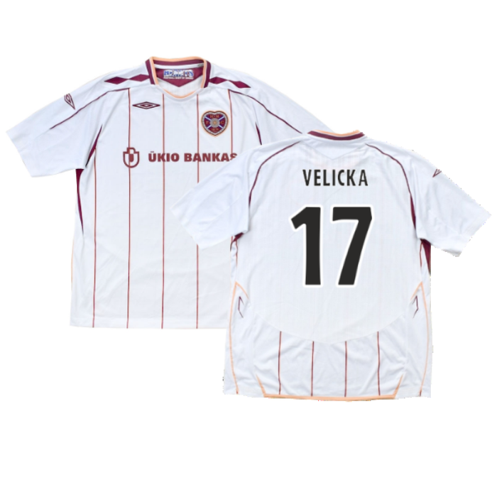 Hearts 2007-08 Away Shirt (XXL) (BNWT) (Velicka 17)