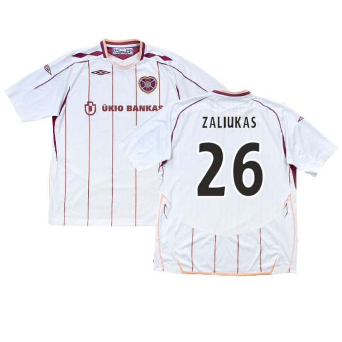 Hearts 2007-08 Away Shirt (XXL) (BNWT) (Zaliukas 26)