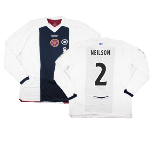 Hearts 2008-09 Long Sleeve Away Shirt (XXL) (Neilson 2) (Mint)_0