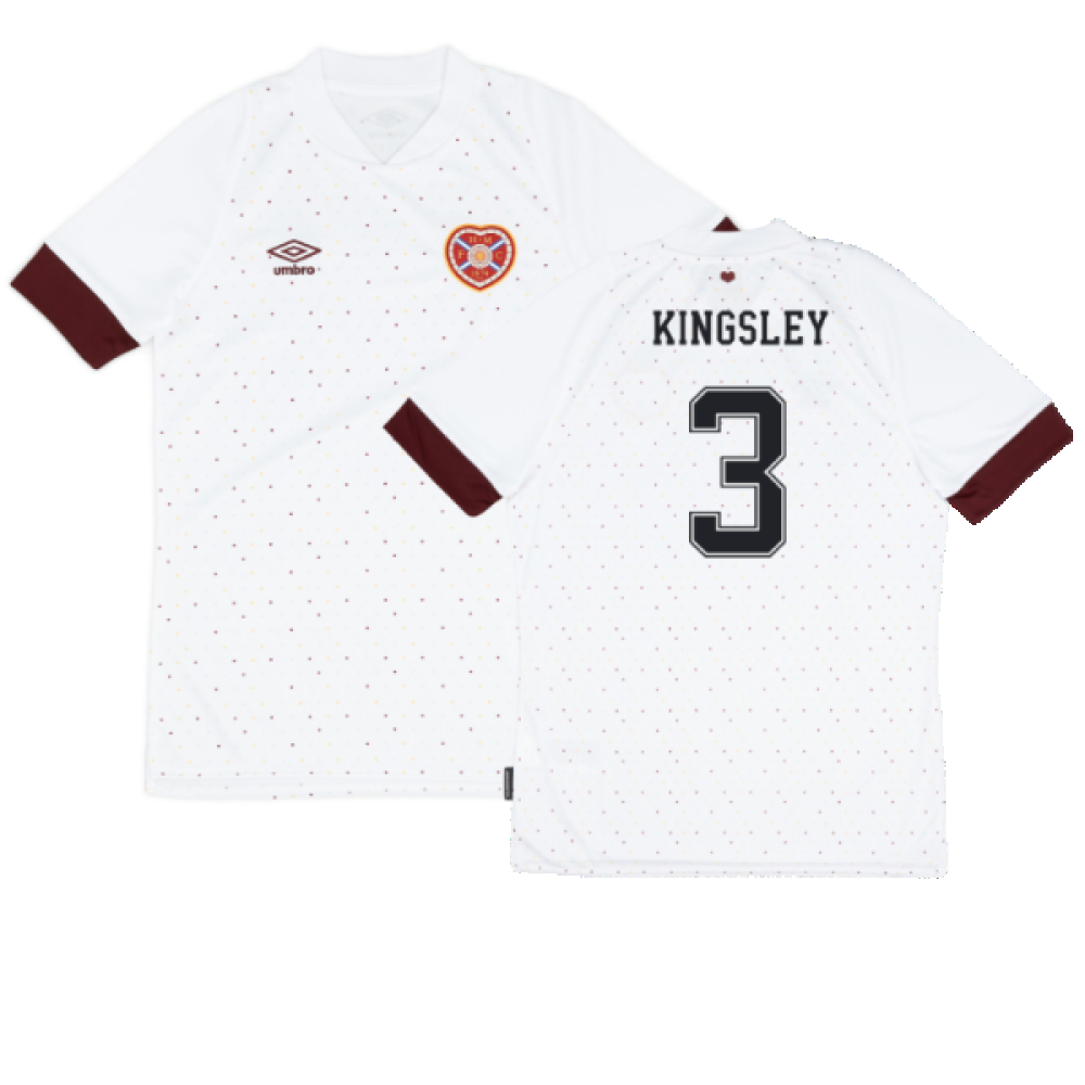 Hearts 2022-23 Away Shirt (Sponsorless) (XXL) (Very Good) (KINGSLEY 3)_0