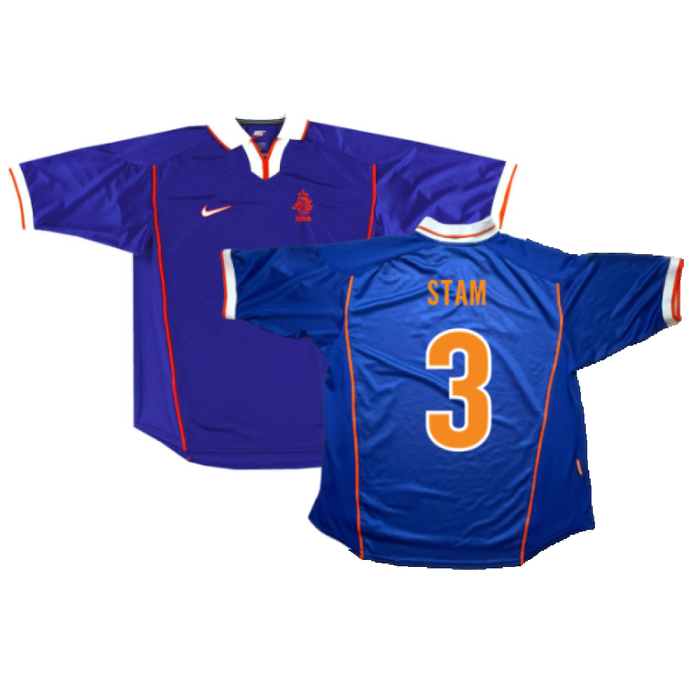 Holland 1998-2000 Away (M) (Excellent) (Stam 3)