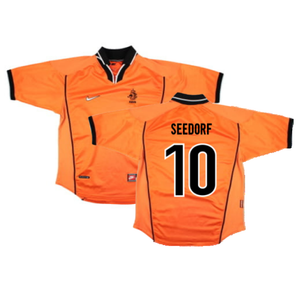 Holland 1998-1999 Home Shirt (M) (Good) (Seedorf 10)_0