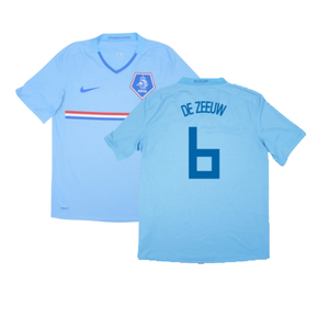 Holland 2008-09 Away Shirt (S) (Good) (De Zeeuw 6)_0