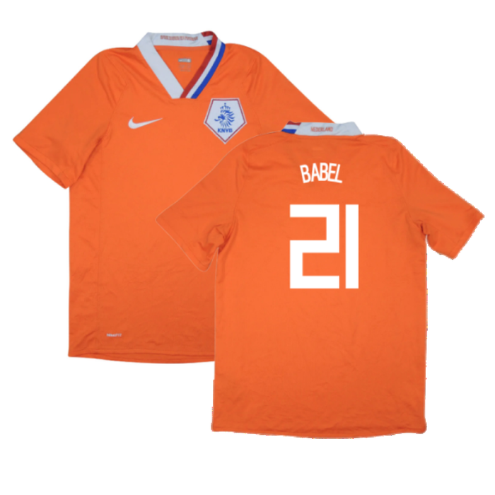 Holland 2008-10 Home Shirt (L) (Mint) (Babel 21)