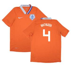 Holland 2008-10 Home Shirt (Very Good) (Mathijsen 4)_0