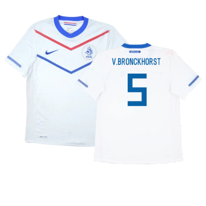 Holland 2010-12 Away Shirt (S) (Very Good) (V.Bronckhorst 5)