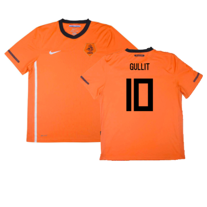 Holland 2010-11 Home Shirt (S) (Excellent) (Gullit 10)