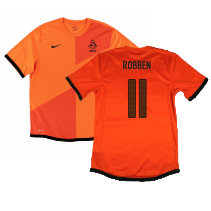 Holland 2012-13 Home Shirt (M) (Very Good) (Robben 11)