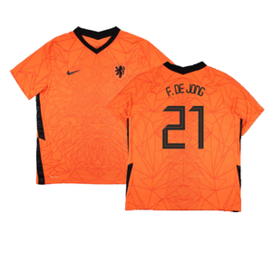 Holland 2020-21 Home Shirt (Excellent) (F. DE JONG 21)_0