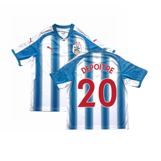 Huddersfield 2017-18 Home Shirt (2XL) (Mint) (Depoitre 20)_0