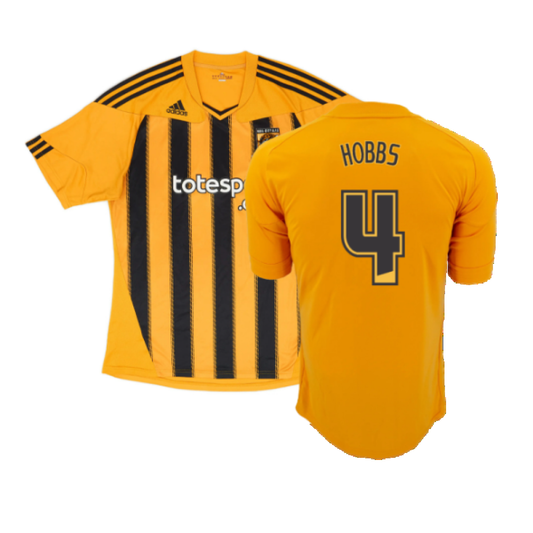 Hull City 2010-11 Home Shirt (M) (Hobbs 4) (Excellent)_0