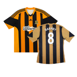 Hull City 2013-14 Home Shirt (Very Good) (Barmby 8)_0