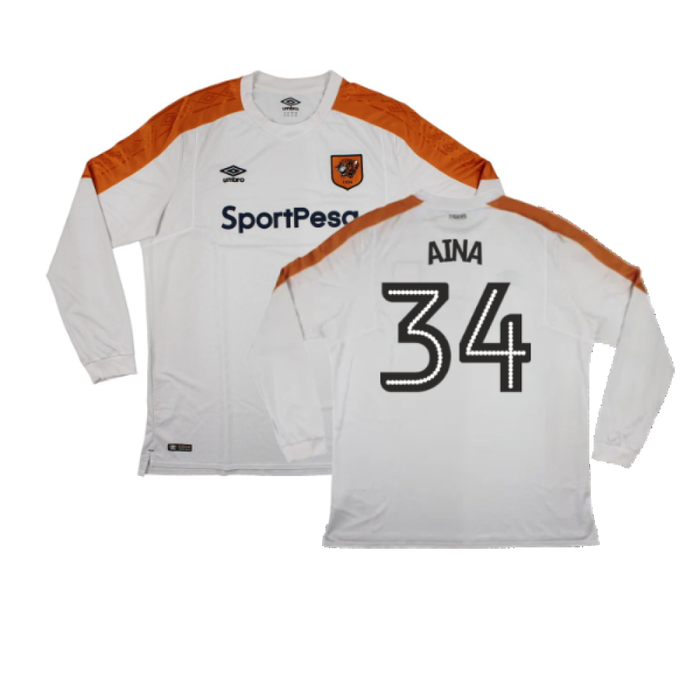 Hull City 2017-18 Long Sleeve Away Shirt (XXL) (Excellent) (Aina 34)