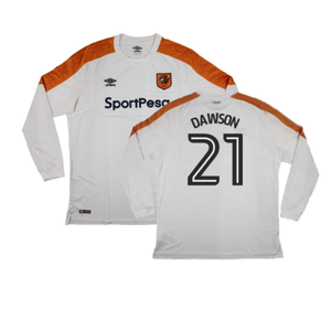 Hull City 2017-18 Long Sleeve Away Shirt (XXL) (Excellent) (Dawson 21)_0