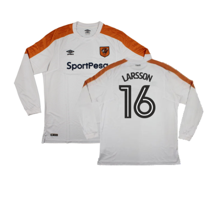 Hull City 2017-18 Long Sleeve Away Shirt (XXL) (Excellent) (Larsson 16)