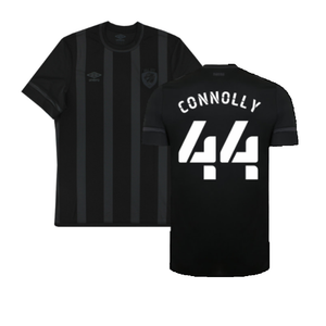 Hull City 2021-22 Away Shirt (Sponsorless) (L) (Connolly 44) (Mint)_0