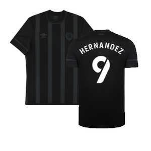 Hull City 2021-22 Away Shirt (Sponsorless) (S) (Hernandez 9) (Excellent)_0