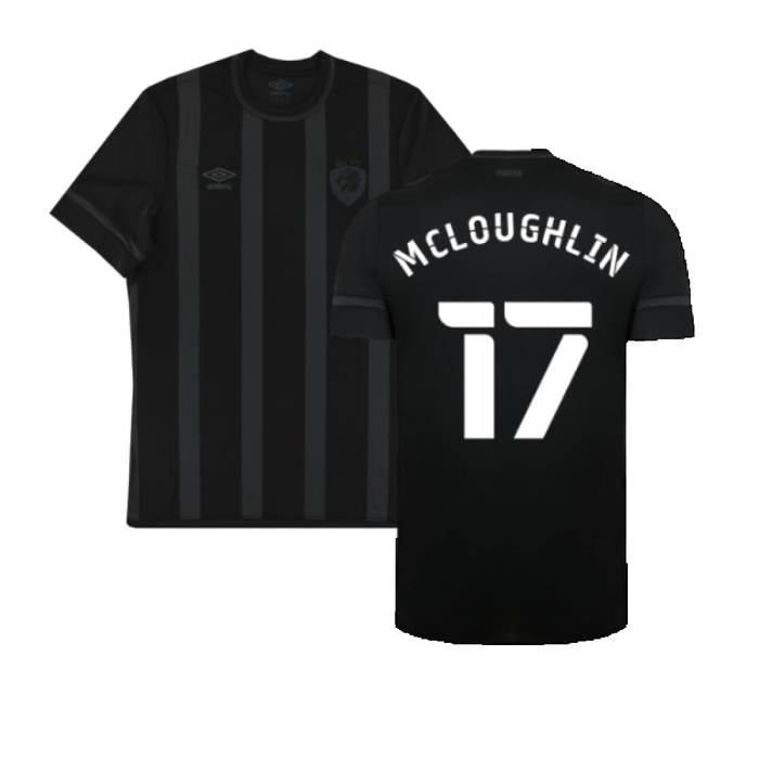 Hull City 2021-22 Away Shirt (Sponsorless) (XL) (McLoughlin 17) (Mint)