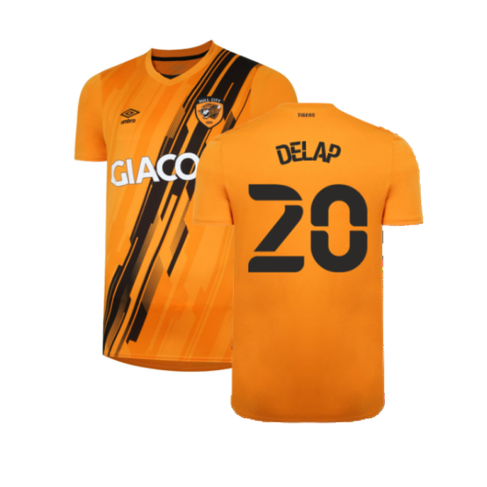 Hull City 2021-22 Home Shirt (M) (Excellent) (Delap 20)