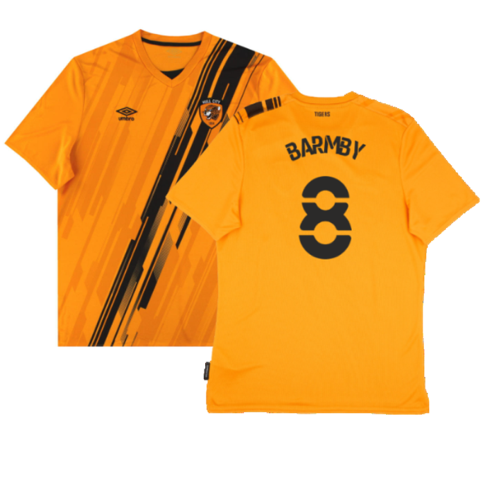 Hull City 2021-22 Home Shirt (Sponsorless) (M) (Excellent) (Barmby 8)