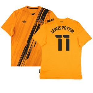 Hull City 2021-22 Home Shirt (Sponsorless) (M) (Excellent) (Lewis Potter 11)_0