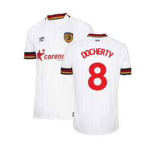 Hull City 2022-23 Away Shirt (M) (DOCHERTY 8) (Excellent)_0