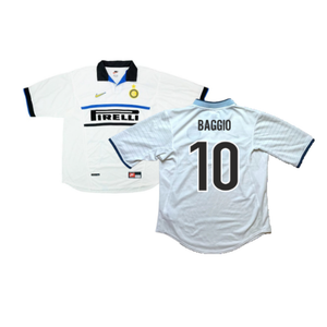 Inter Milan 1998-99 Away Shirt (XL) (Baggio 10) (Excellent)_0