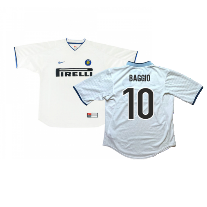 Inter Milan 1999-00 Away Shirt (L) (Excellent) (Baggio 10)