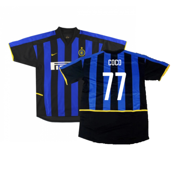 Inter Milan 2002-03 Home Shirt (Very Good) (Coco 77)