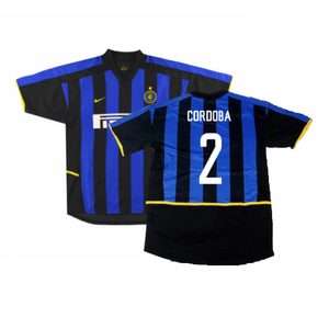 Inter Milan 2002-03 Home Shirt (Very Good) (Cordoba 2)_0